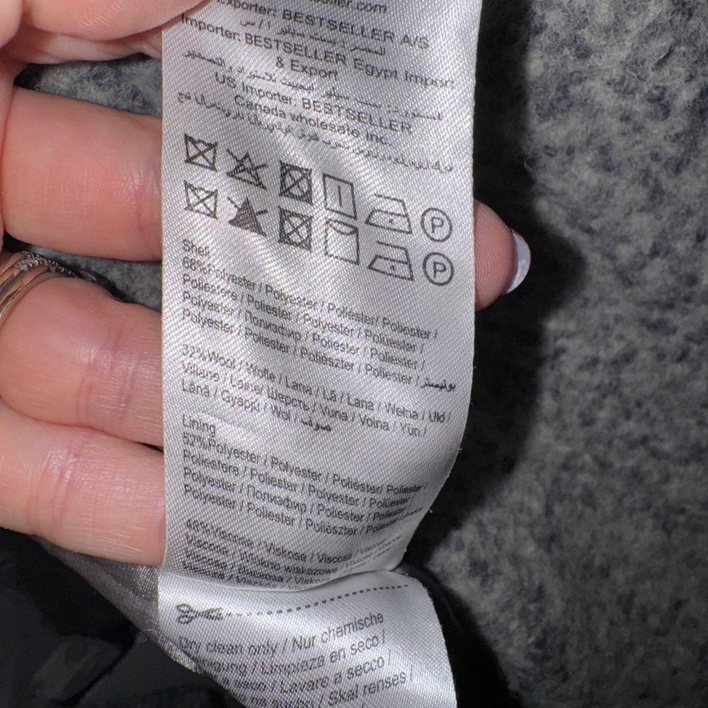 Selected Femme Wool Blend Trench Coat
Size 4 (36 EU) - Picture 7 of 7